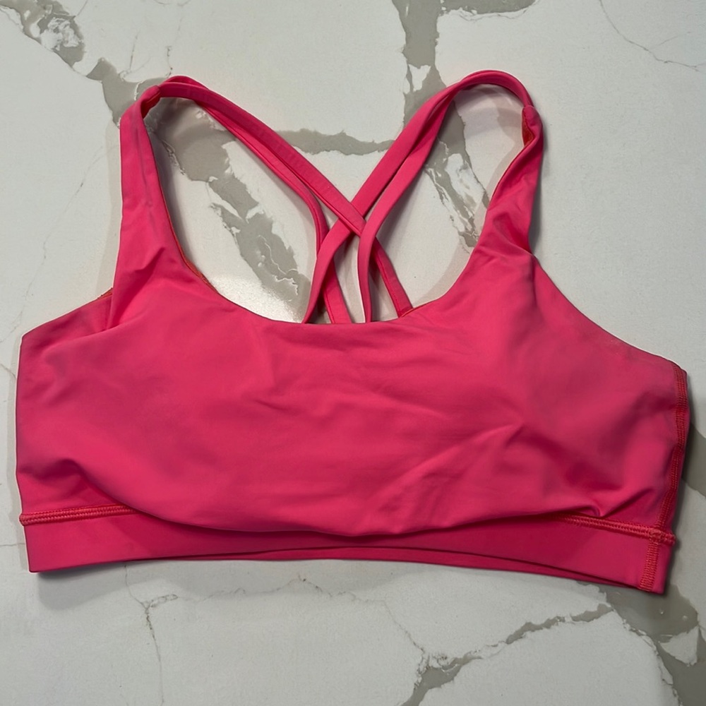 Lululemon Sports Bra- Hot Pink